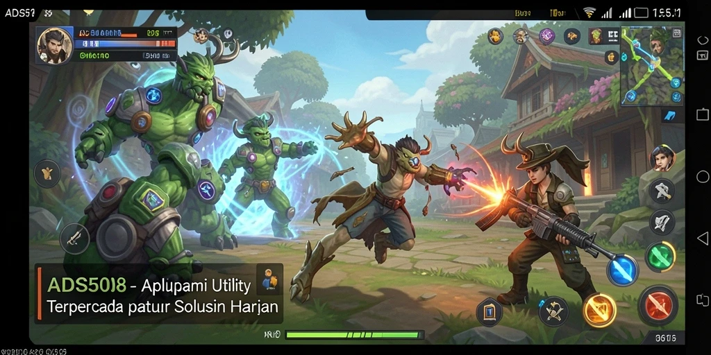 Tampilan screenshot menampilkan antarmuka aplikasi Utility yang intuitif dan mudah dipahami.