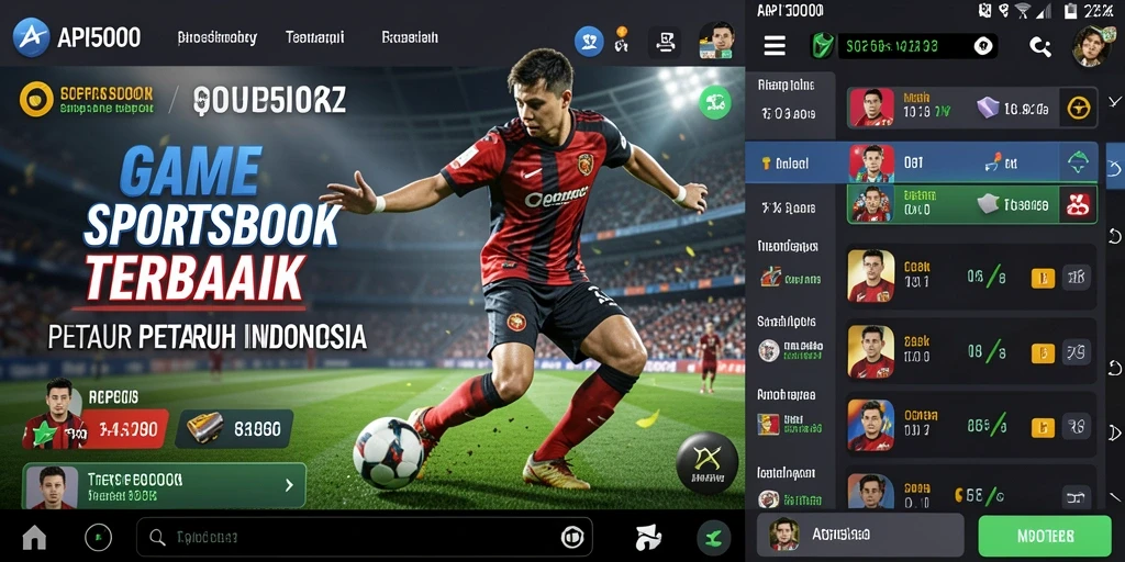 Tampilan menarik dari gameplay Sportsbook API5000.