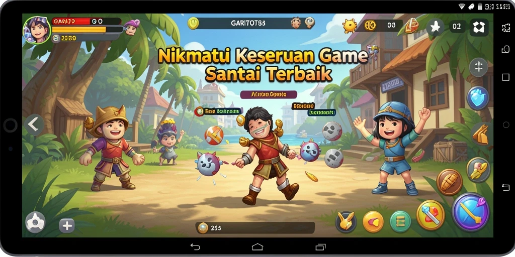 Tampilan gameplay menarik dari GARITOTO yang penuh warna.