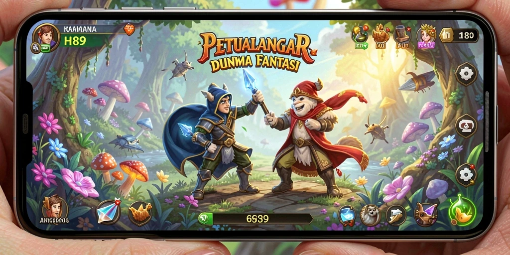 Tampilan gameplay H89 dengan petualangan seru yang menantang.