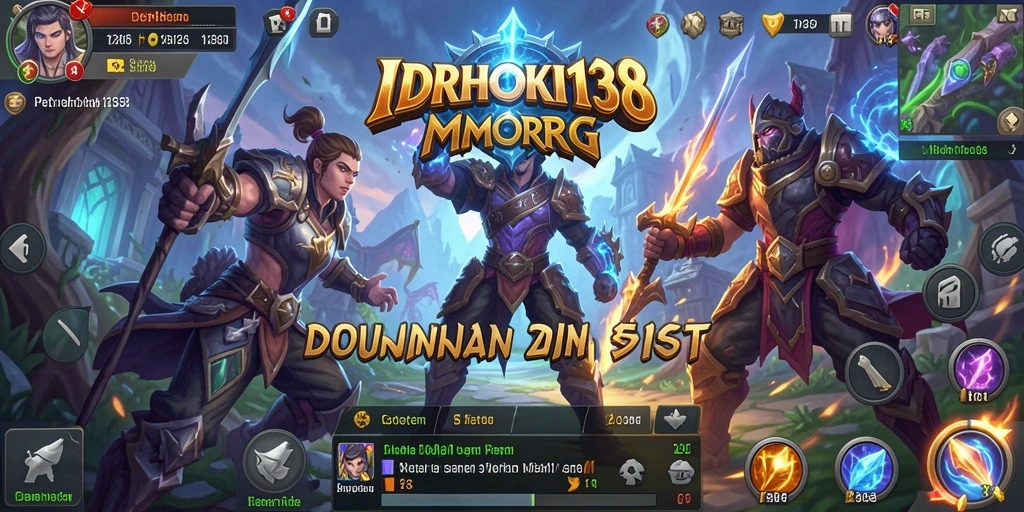 Gameplay seru dalam IDRHOKI138 dengan pertarungan epik dan grafis fantastis.