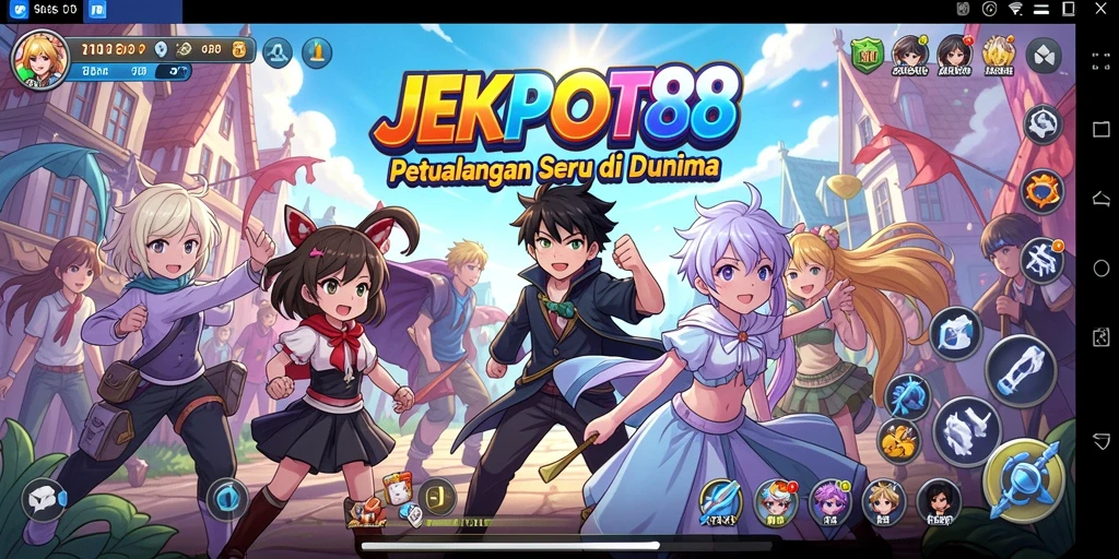 Tampilan luar biasa dari gameplay <strong>JEKPOT88</strong> yang penuh warna.