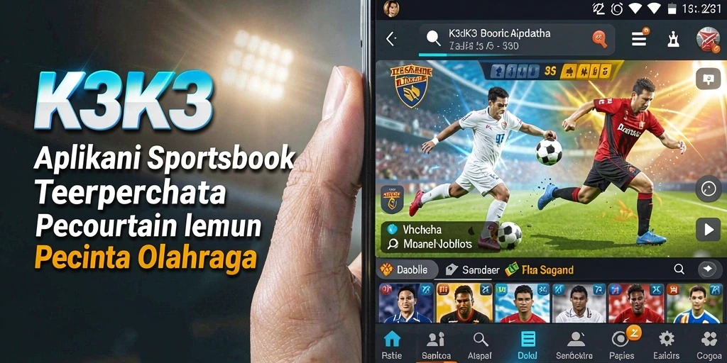 Tampilan antarmuka K3K3 yang modern dan intuitif.
