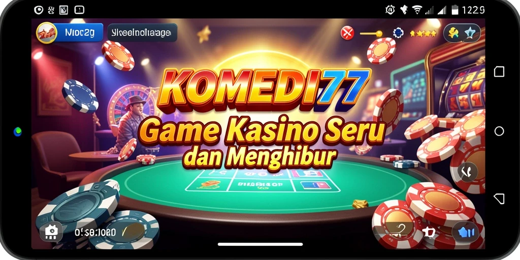 Tampilan grafis menakjubkan dari gameplay Kasino KOMEDI77.