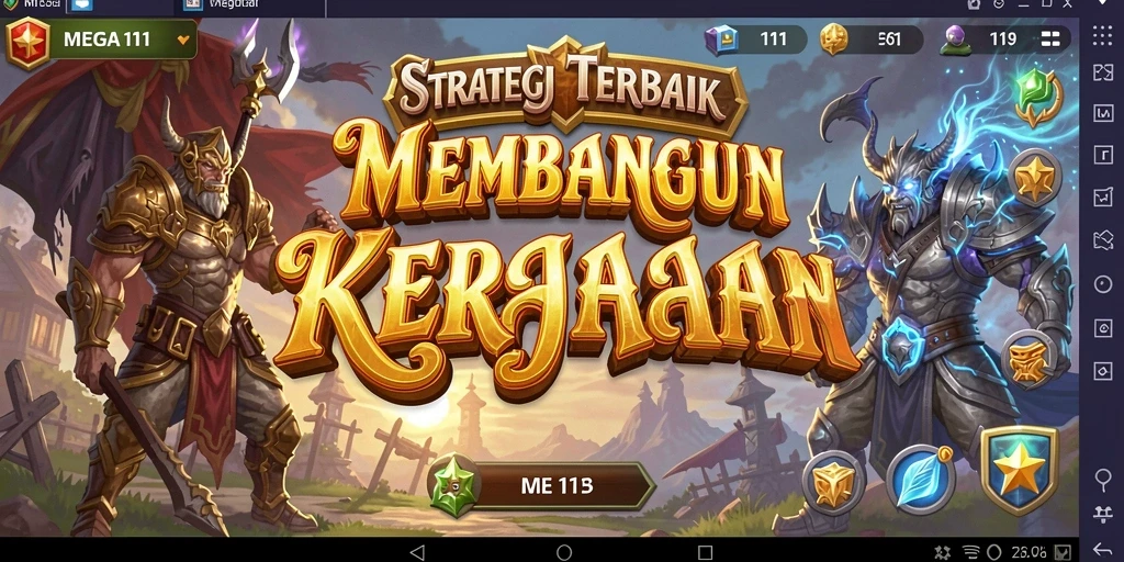 Tampilan gameplay MEGA111 yang mendebarkan dan penuh taktik.
