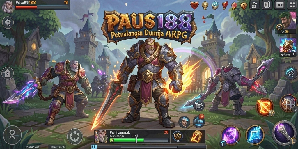 Tampilan gameplay seru dari PAUS188 yang memikat.