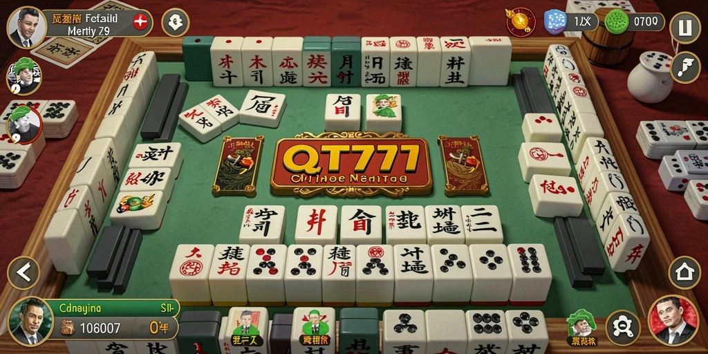 Tampilan gameplay QT777 yang menarik dan seru dalam permainan Mahjong.