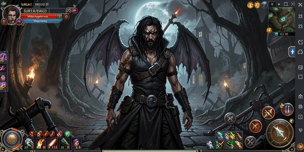 Tampilan gameplay SURGA11 yang menakutkan dan mendebarkan.