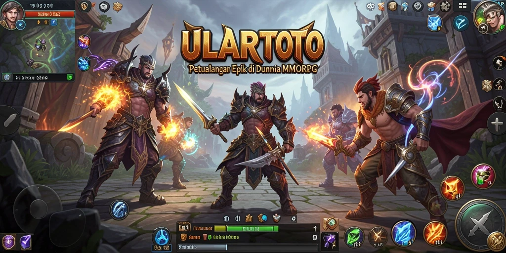 Screenshot gameplay ULARTOTO menampilkan aksi seru di dunia MMORPG.